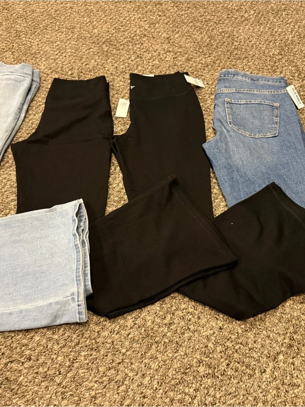 14/16 old navy / gap leggings and jeans